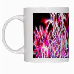 Fractal Fireworks Display Pattern White Mugs by Nexatart