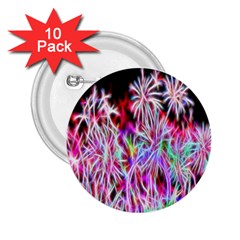 Fractal Fireworks Display Pattern 2 25  Buttons (10 Pack)  by Nexatart