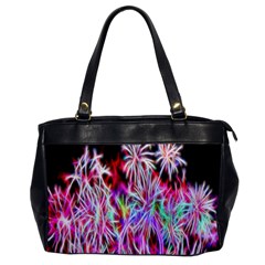 Fractal Fireworks Display Pattern Office Handbags by Nexatart