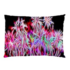 Fractal Fireworks Display Pattern Pillow Case (two Sides) by Nexatart