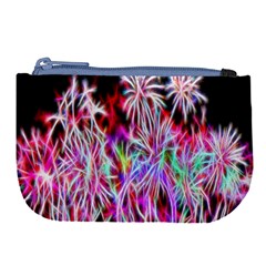 Fractal Fireworks Display Pattern Large Coin Purse