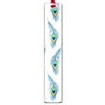 Background Of Beautiful Peacock Feathers Large Book Marks Front