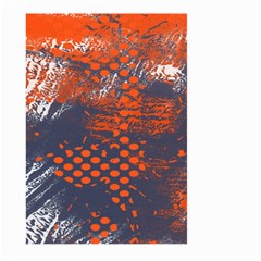 Dark Blue Red And White Messy Background Large Garden Flag (two Sides) by Nexatart