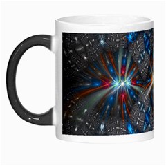 Fancy Fractal Pattern Background Accented With Pretty Colors Morph Mugs by Nexatart