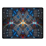 Fancy Fractal Pattern Background Accented With Pretty Colors Fleece Blanket (Small) 50 x40  Blanket Front