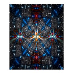 Fancy Fractal Pattern Background Accented With Pretty Colors Shower Curtain 60  X 72  (medium)  by Nexatart