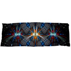 Fancy Fractal Pattern Background Accented With Pretty Colors Body Pillow Case (dakimakura) by Nexatart