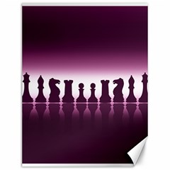 Chess Pieces Canvas 12  X 16   by Valentinaart