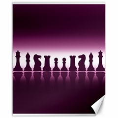 Chess Pieces Canvas 16  X 20   by Valentinaart