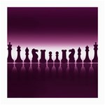 Chess Pieces Medium Glasses Cloth (2-Side) Front