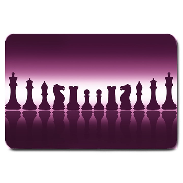 Chess Pieces Large Doormat 