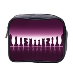 Chess Pieces Mini Toiletries Bag 2-side by Valentinaart