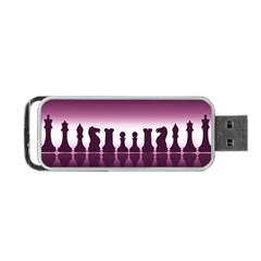 Chess Pieces Portable Usb Flash (two Sides) by Valentinaart