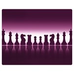 Chess Pieces Double Sided Flano Blanket (Medium)  60 x50  Blanket Front