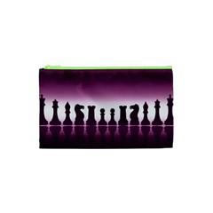 Chess Pieces Cosmetic Bag (xs) by Valentinaart