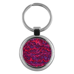 Plastic Mattress Background Key Chains (round)  by Nexatart