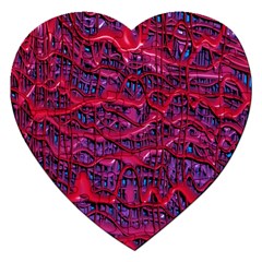 Plastic Mattress Background Jigsaw Puzzle (heart) by Nexatart