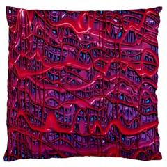 Plastic Mattress Background Large Flano Cushion Case (one Side) by Nexatart