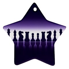 Chess Pieces Ornament (Star)