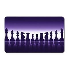 Chess Pieces Magnet (Rectangular)