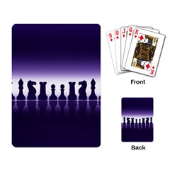 Chess Pieces Playing Card