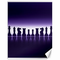 Chess Pieces Canvas 12  x 16  