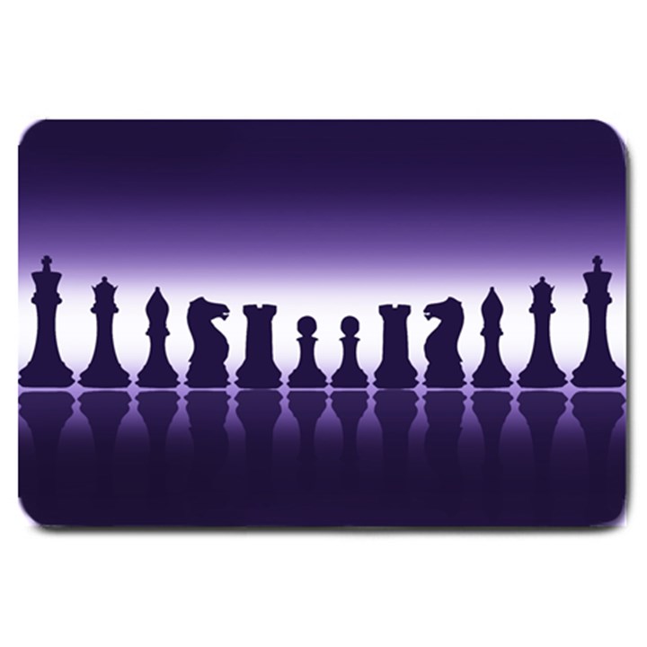 Chess Pieces Large Doormat 