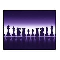 Chess Pieces Fleece Blanket (Small)