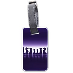 Chess Pieces Luggage Tags (One Side) 