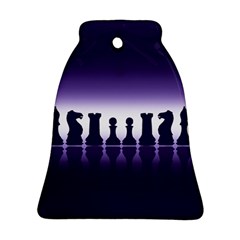 Chess Pieces Bell Ornament (Two Sides)