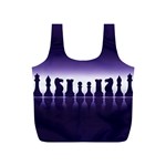 Chess Pieces Full Print Recycle Bags (S)  Front