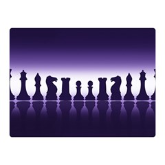 Chess Pieces Double Sided Flano Blanket (Mini) 