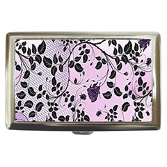 Floral Pattern Background Cigarette Money Cases by Nexatart