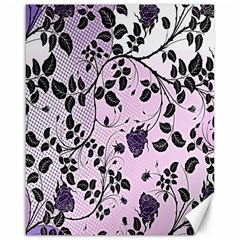 Floral Pattern Background Canvas 16  X 20   by Nexatart