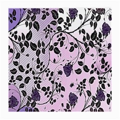 Floral Pattern Background Medium Glasses Cloth by Nexatart