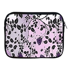 Floral Pattern Background Apple Ipad 2/3/4 Zipper Cases by Nexatart