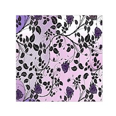 Floral Pattern Background Small Satin Scarf (square) by Nexatart