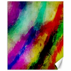 Colorful Abstract Paint Splats Background Canvas 16  X 20   by Nexatart