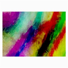 Colorful Abstract Paint Splats Background Large Glasses Cloth by Nexatart