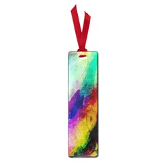 Colorful Abstract Paint Splats Background Small Book Marks by Nexatart