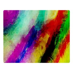 Colorful Abstract Paint Splats Background Double Sided Flano Blanket (large)  by Nexatart