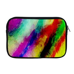 Colorful Abstract Paint Splats Background Apple Macbook Pro 17  Zipper Case by Nexatart