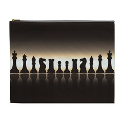 Chess Pieces Cosmetic Bag (xl) by Valentinaart