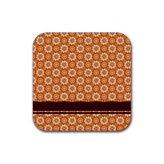 Floral Seamless Pattern Vector Rubber Coaster (square)  by Nexatart