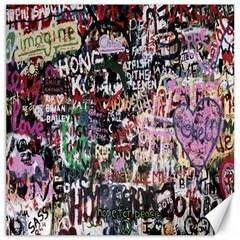 Graffiti Wall Pattern Background Canvas 20  X 20   by Nexatart