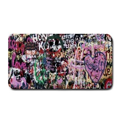 Graffiti Wall Pattern Background Medium Bar Mats by Nexatart