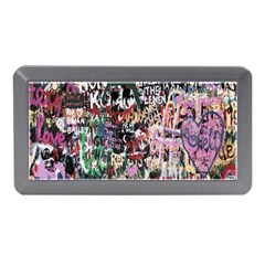 Graffiti Wall Pattern Background Memory Card Reader (mini) by Nexatart