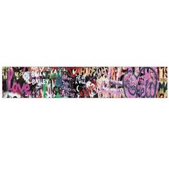 Graffiti Wall Pattern Background Flano Scarf (large) by Nexatart