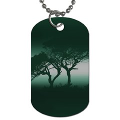 Sunset Dog Tag (two Sides) by Valentinaart