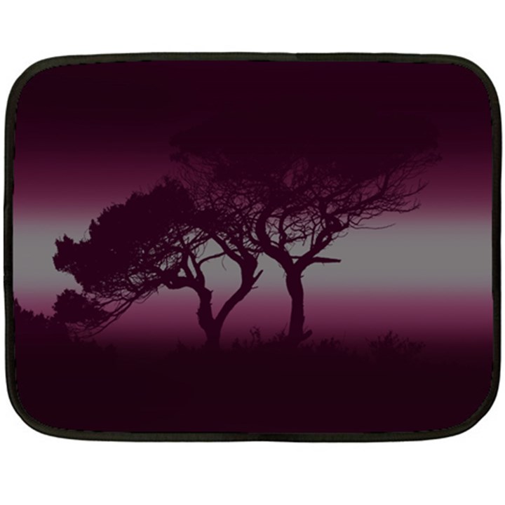 Sunset Double Sided Fleece Blanket (Mini) 